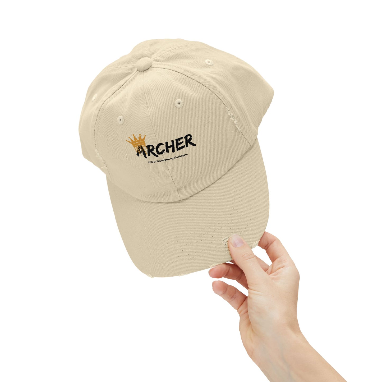 Unisex Distressed Cap