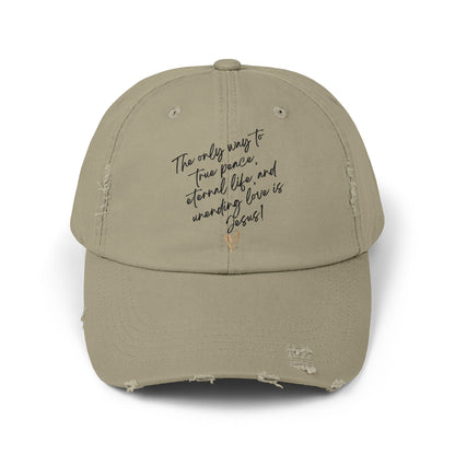 Unisex Distressed Cap